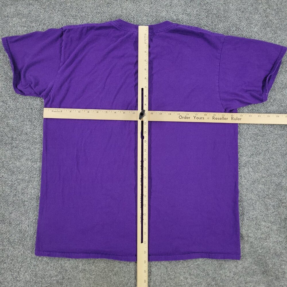 Basketball Shirt Men's Large Purple The Goat #24 Graphic Tee Short Sleeve Adult - Picture 9 of 12